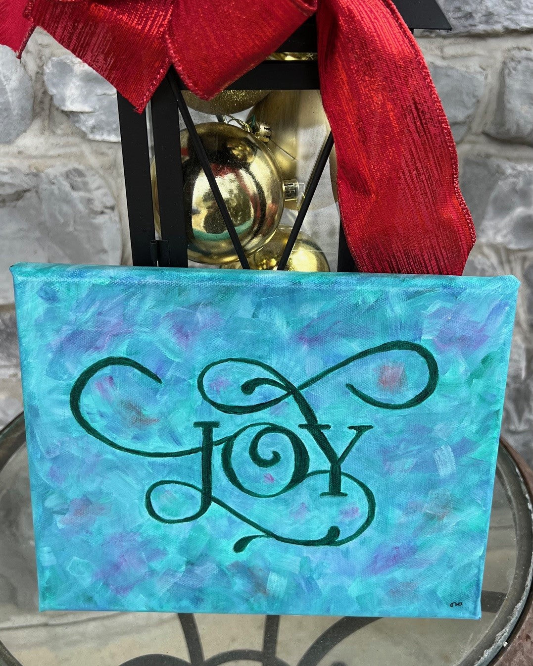 Holiday - Joy - 8 x 10" acrylic on canvas