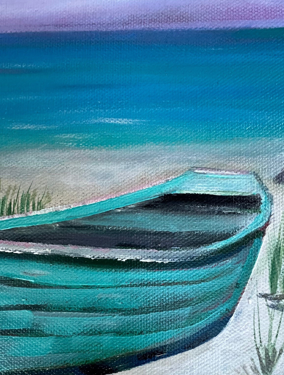 Solitude- 12 x 16" framed acrylic on canvas