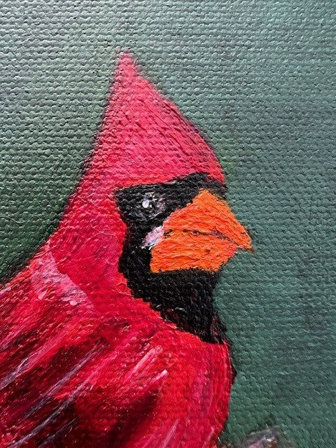 Fine Feathered Friend - 10 x 10 Cardinal