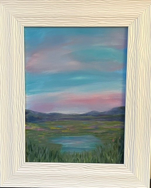 Paradise Lake - 11 x 14 framed original