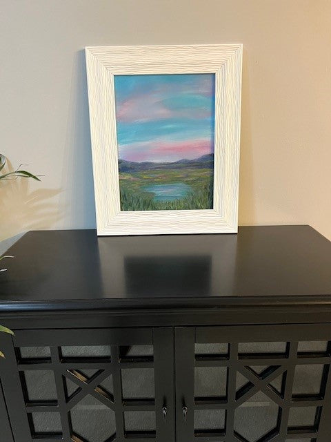 Paradise Lake - 11 x 14 framed original