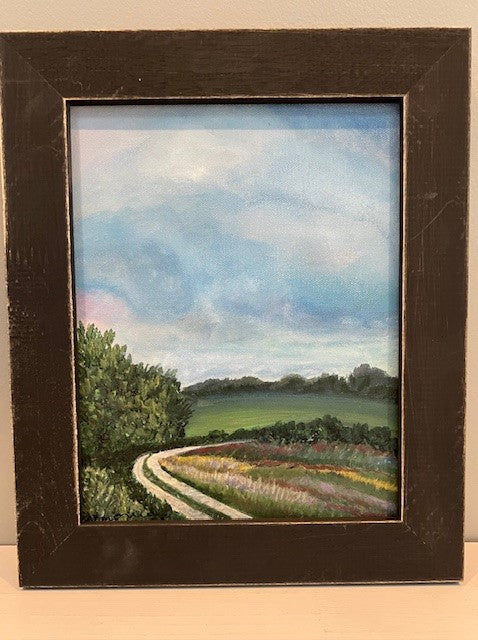 Mt. Cuba Path to Peace - 8 x 10 framed original