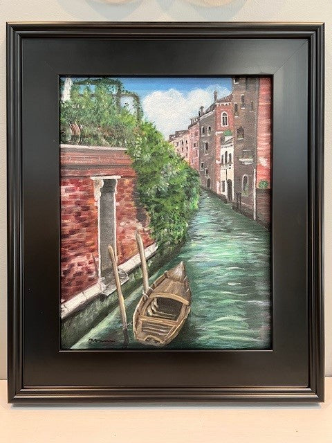 Venice Veranda Dock - 11 x 14 framed original